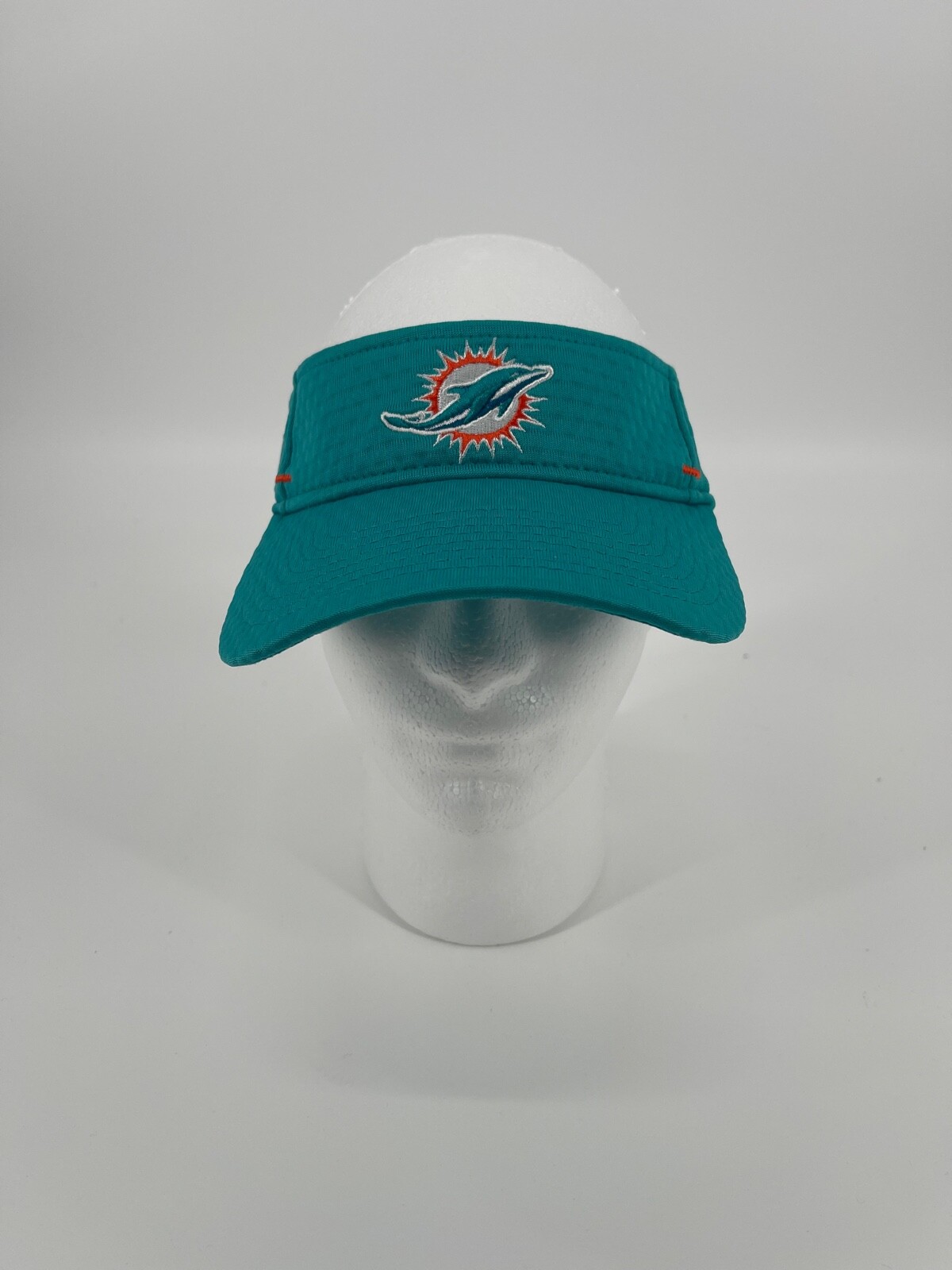 MIAMI DOLPHINS TEAM ISSUED AQUA VISOR ADJUSTABLE BACK *BRAND
