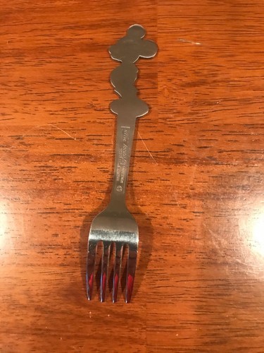 Genuine Walt Disney Product Small Stainless Mickey Mouse Fork By Bonny **READ**