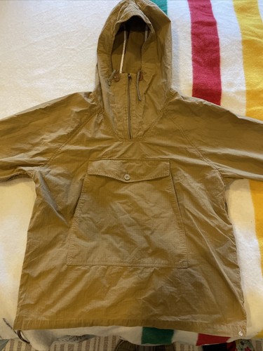 Mens Battenwear 100% Cotton Ripstop Anorak Unlined Tan L VGUC | eBay