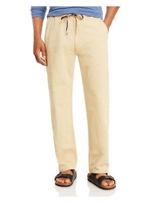 

7 FOR ALL MANKIND Мужские пляжные бежевые эластичные брюки, Бежевый, 7T800448