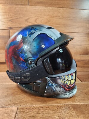 Ruroc RG1-DX Snowboarding Ski Helmet w/Onyx Goggles Youth