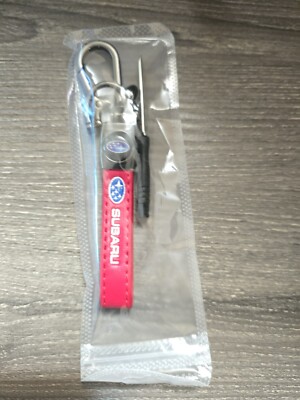 Subaru Key Chain Tag Red
