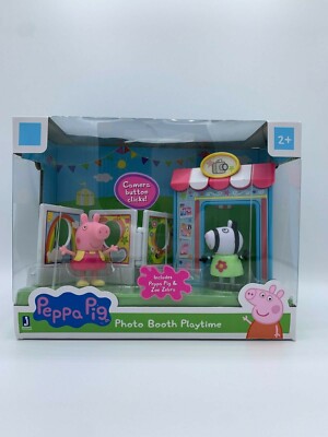 NEW Peppa Pig Zoe Zebra Photo Booth Playtime PlaySet Kids Toys Girls Boys Unisex