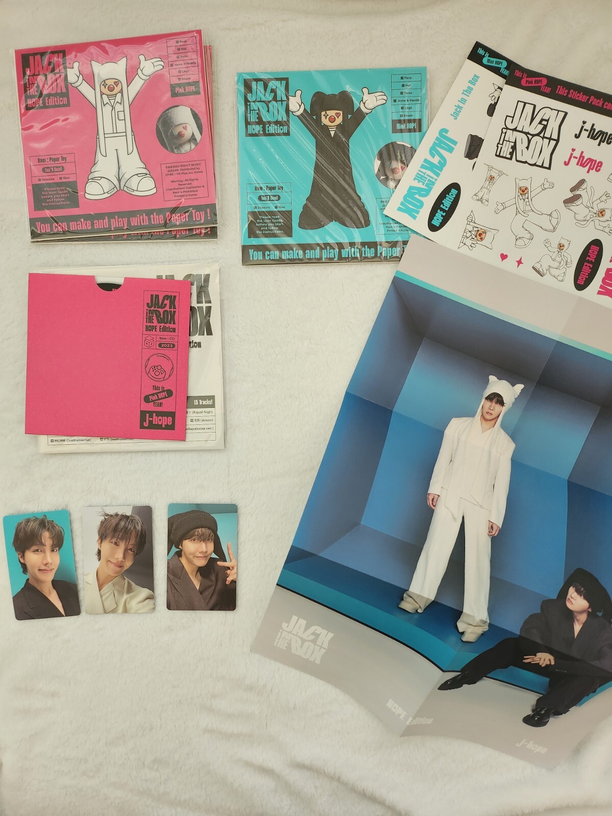 bts ホソク jhope jack in the box 直筆サインポスター Jack in the box J Hope サイン入りポスター