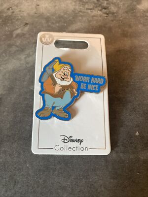 Disney Parks Happy Dwarf Work Hard Be Nice Pin Seven Dwarves