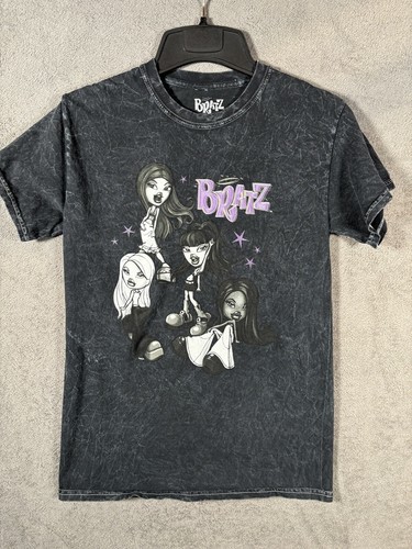 Bratz ブラッツ キャラクターTシャツ　黒　XLサイズ Bratz - Bling'd Out Logo - Women's Oversized T-Shirt