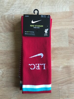 Nike Stadium Red Knee High Soccer Socks Liverpool LFC