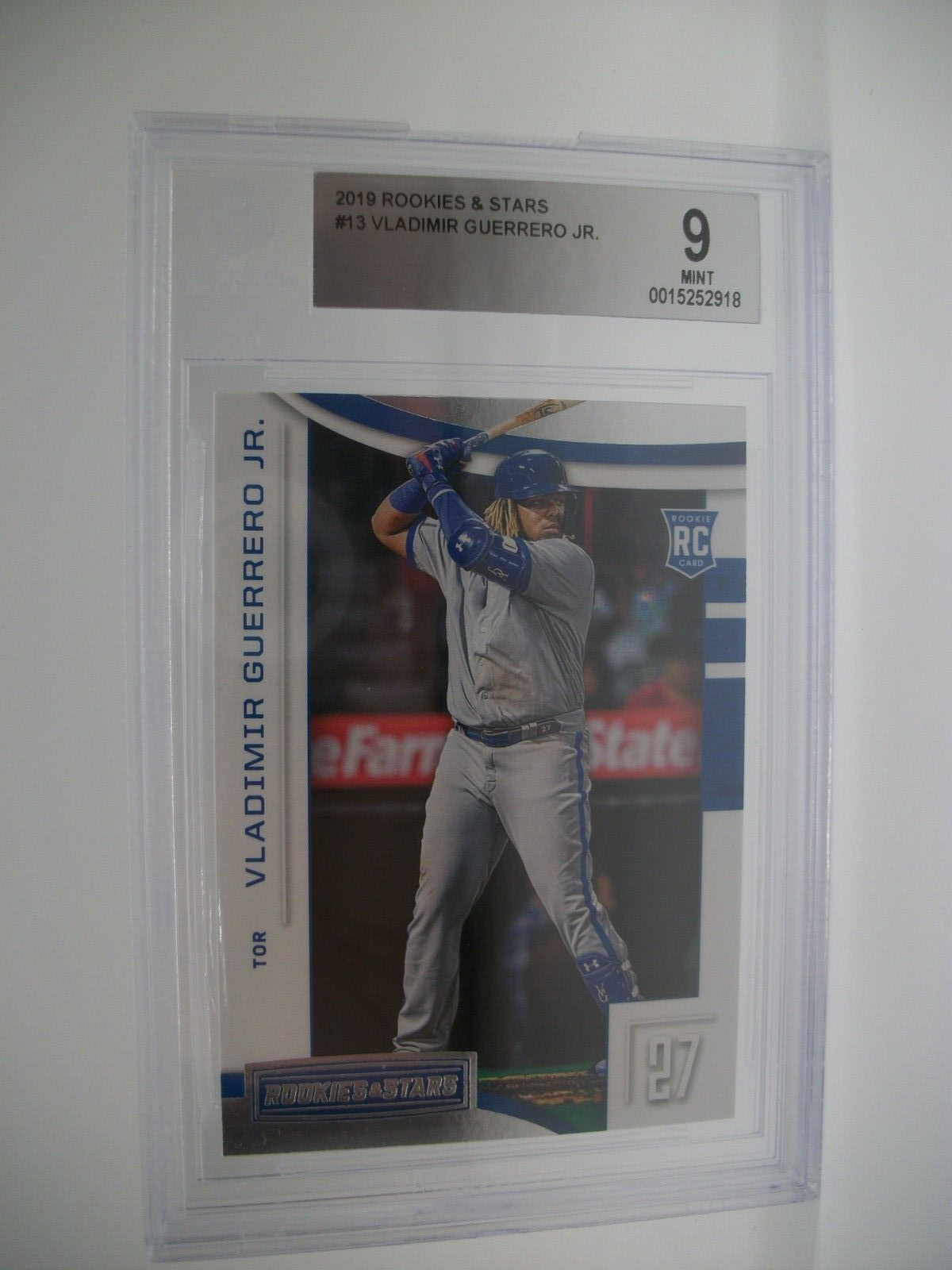VLADIMIR GUERRERO JR 2019 Panini Rookies & Stars #13 BGS