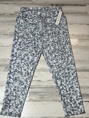 Womens Floral Leggings XL Evolution And Creation New W Tags