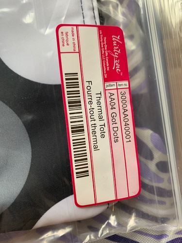 31 Thermal Tote Got Dots Black