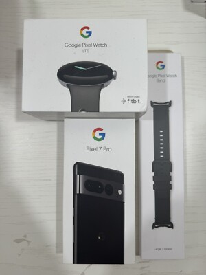 Bundle Google Pixel 7 Pro 128GB 5G Factory Unlocked Plus Google Pixel Watch LTE