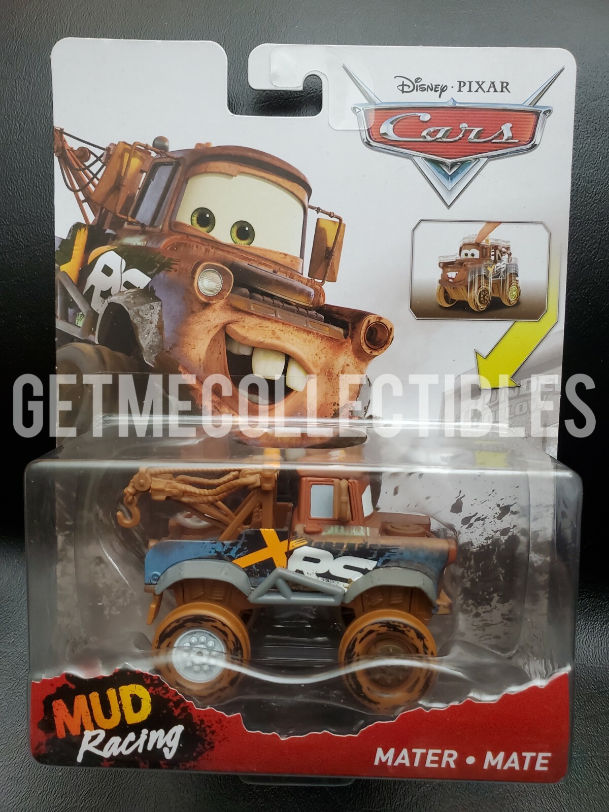 マテル　カーズ　メーター　MUD RACING MATER XRS Amazon.com: Disney Pixar Cars XRS Mud Racing Mater Oversized