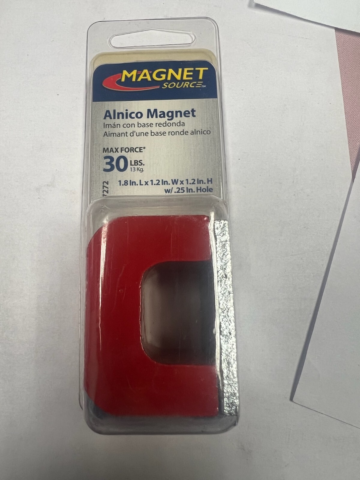 Zoro Select 6Xy59 Alnico 5 Horseshoe Magnet,30 Lb. Pull | eBay
