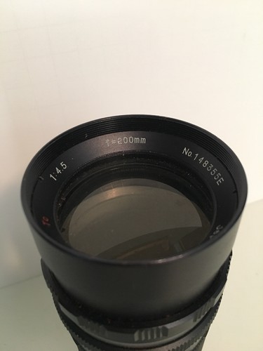 Vintage Camera Lens Spiratone 200 mm 1:4.5