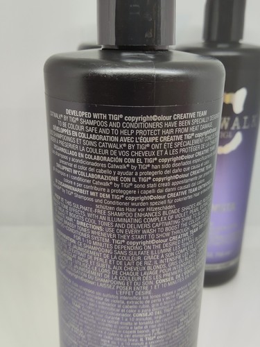 Catwalk Fashionista Violet Shampoo For Blondes and Highlights 25.36oz (LOT OF 3)