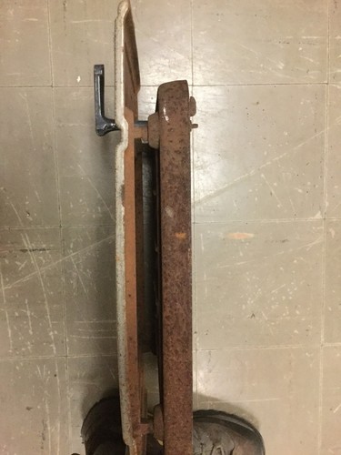 VINTAGE ANTIQUE WOOD GAS STOVE FIREPLACE DOOR PORCELAIN NICE SHAPE 21