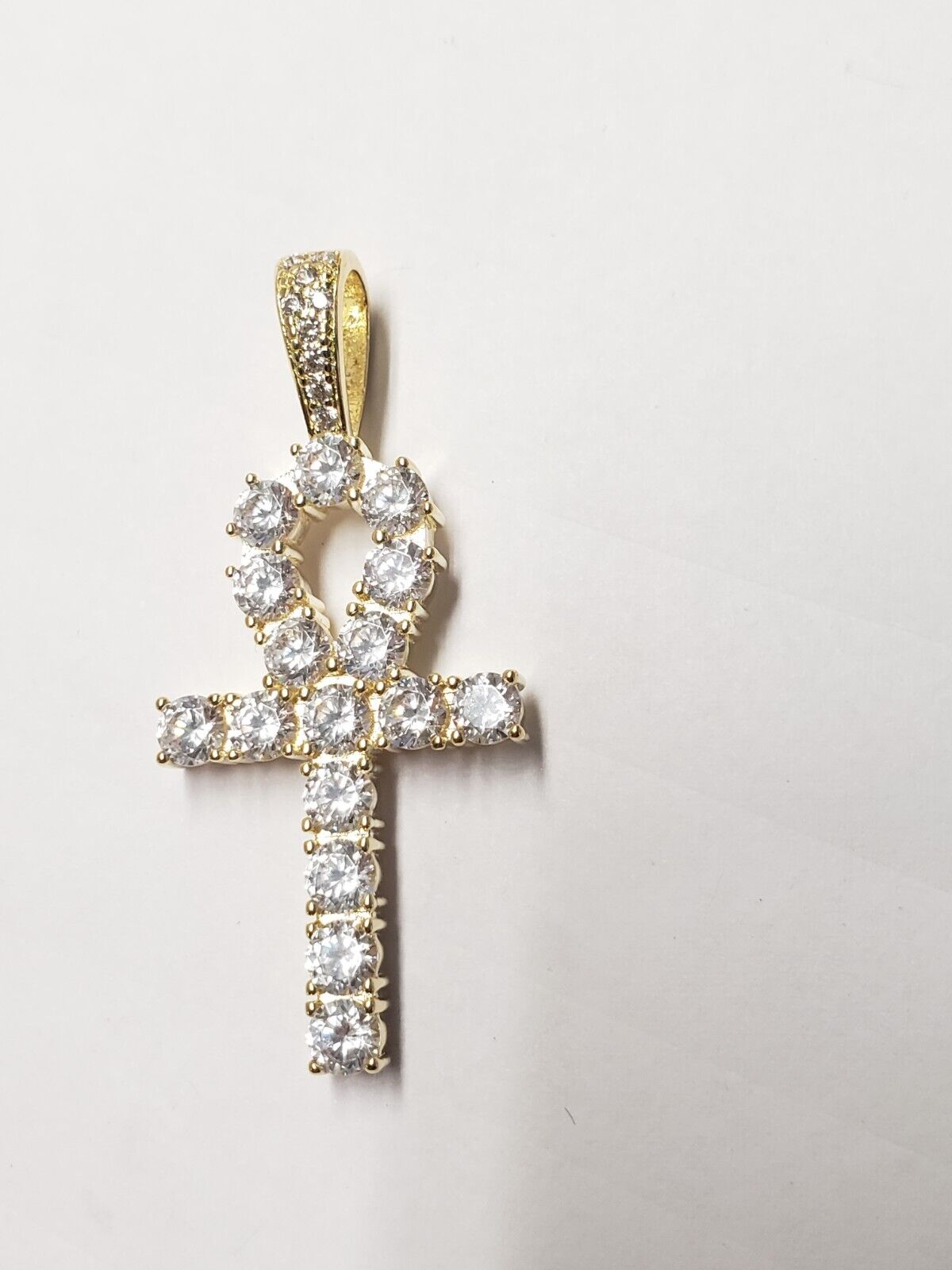 日本未入荷☆KING ICE☆Gold Onyx Beaded Ankh Cross Necklace Large Gold Ankh Necklace – Misoa Jewelry