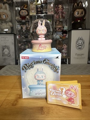 POP MART Big into Energy クリスタルボール　labubu Authentic Pop Mart Big Into Energy Light Up Cyrstal Ball