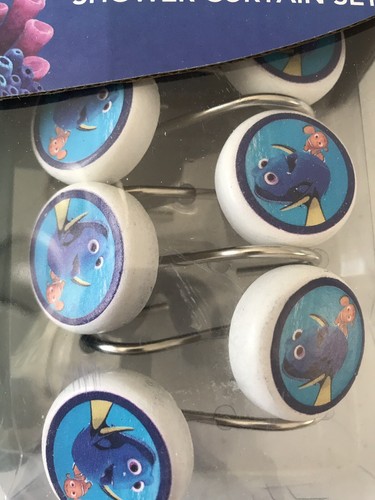 Brand New! Finding Dory Shower Curtain With 12 Hooks