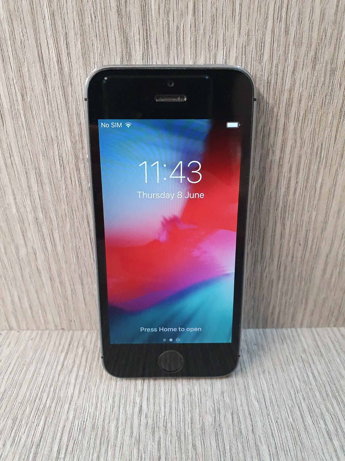 A1457 Apple iPhone 5s 16GB Grey (Black face) Vodafone Locked Grade