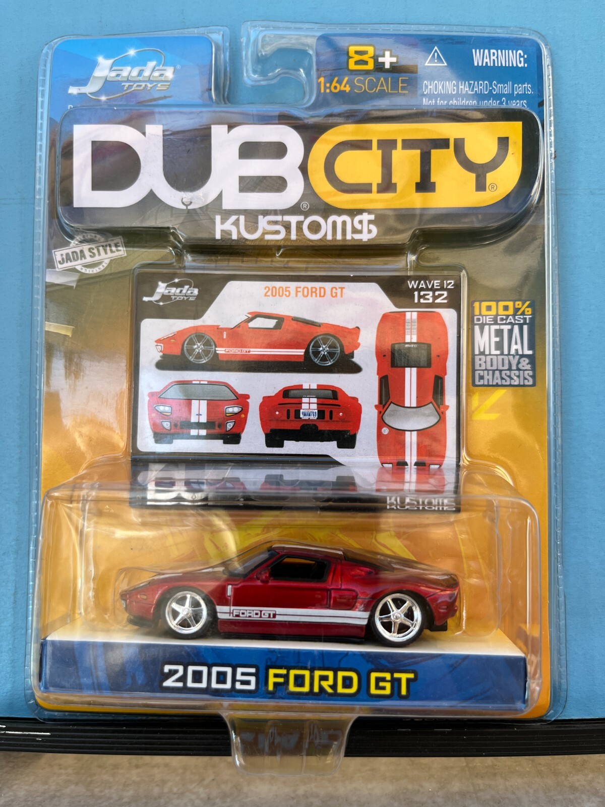 Jada Toys 2005　フォード GT - ガルフ 2005 Ford GT Gulf #6 Diecast Model Car | Jada Toys