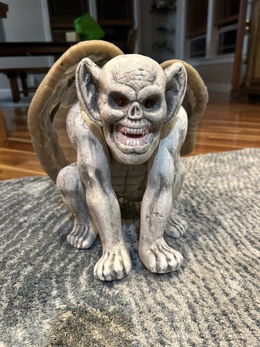 Vintage Styrofoam Gargoyle Halloween Light Up Eyes | eBay