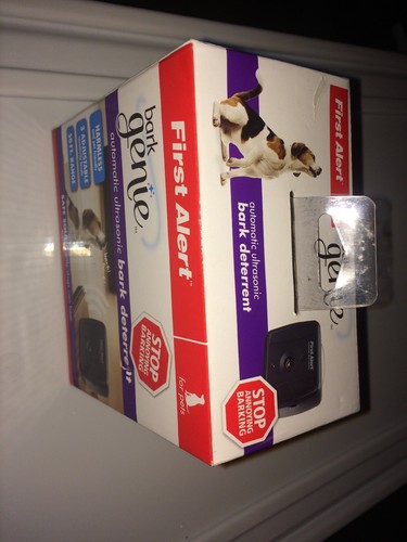 First Alert Bark Genie Automatic Control Ultrasonic Stop Barking Outdoor Dog