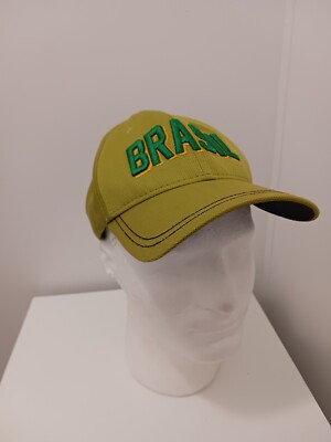 Brazil Sports Green Baseball Cap Get Flex Brand Ajustable Snap Back 