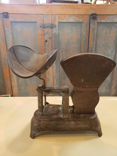 Antique National Candy Scale 2 lb, General store...great original patina