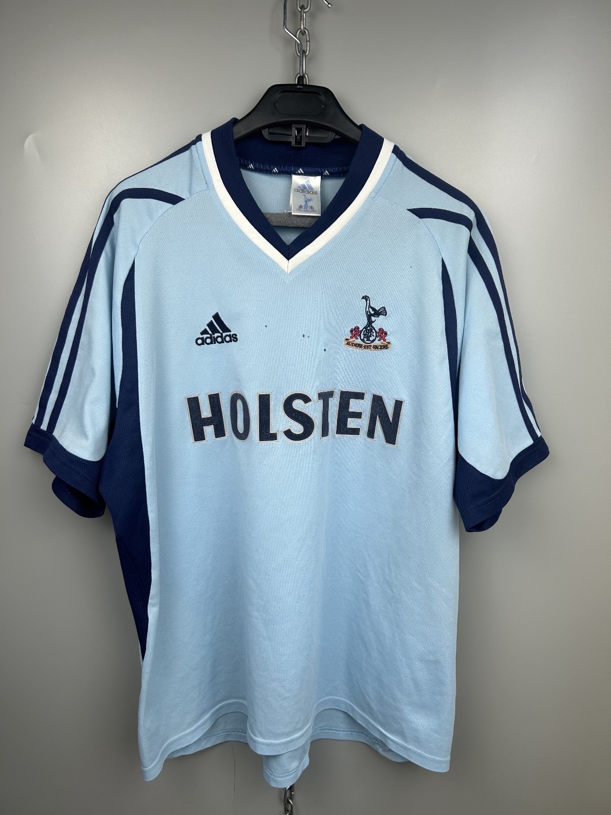 Tottenham ユニフォーム 【Lサイズ】 Tottenham Hotspur Spurs Adidas 2001/2002 Away Shirt Jersey