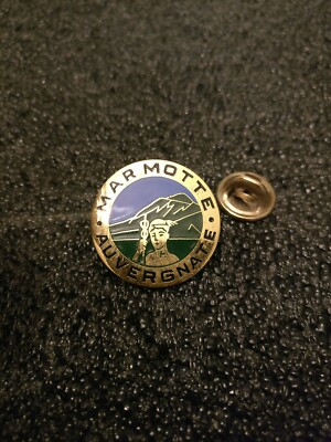 Pin's Rond Association la Marmotte Auvergnate Auvergne Ville - Pins Pin 43 bis