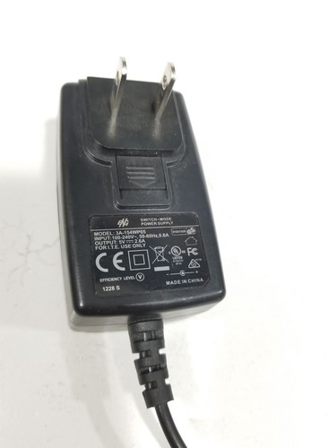 **NEW** ENG 3A-154WP05 5VDC 2.6A 2600mA Switch AC Adapter 2 Prong Wall to Barrel