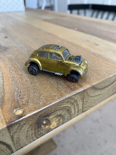 Vintage 1967 Hot Wheels Redline Custom Volkswagen Gold VW