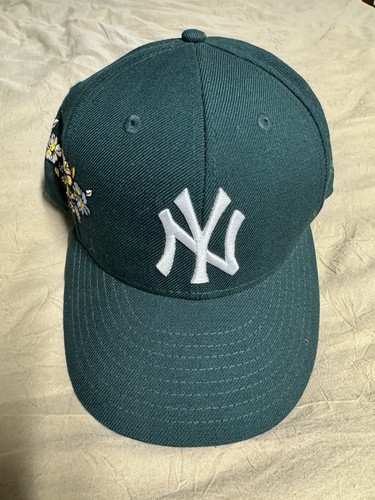 kith New York Yankees ストライプキャップ 白グレー フリー Kith & New Era Cap New York Yankees Floral Low Profile