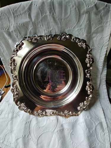 Toronto Sp company Wedding Cake Plate Silver