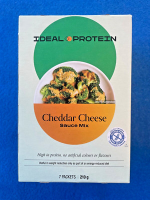 Ideal Protein Cheddar Cheese Sauce Mix - 7 Packets - EXP 1/31/26 - FREE SHIP