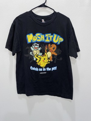 Pokémon  Mosh It Up , Catch Us At The Pit  Shirt Size Large 