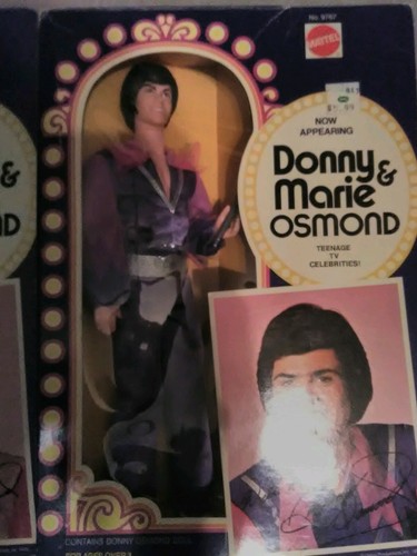 Donny And Marie Osmond Dolls Vintage Set 1976 Mattel 9767 & 9768, NRFB