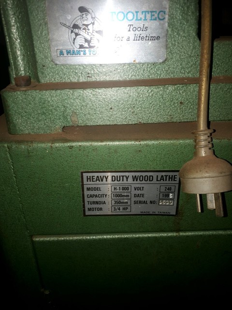 Tooltec heavy duty wood lathe Power Tools Gumtree 