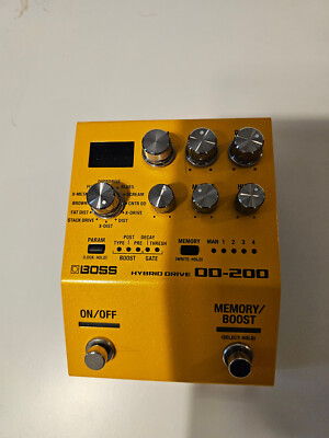 BOSS OD-200 Hybrid Drive Pedal Distortion and Overdrive