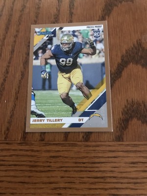 2019 fútbol Donruss Walker, rookie #262 Jerry tillery