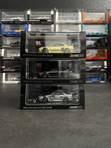 Inno64 Nissan Skyline GTR R34 Nismo R Tune Chrome Edition