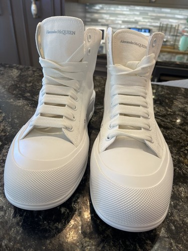 AlexanderMcqueen sneakers Men Size 44.5 Authentic White