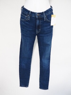 Edwin Dark Wash Pixie Mid Rise Skinny Blue Jeans, Size 26