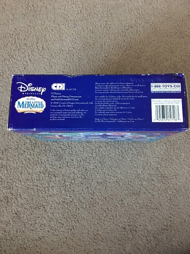 Disney Vintage 2006 Little Mermaid Porcelain 12 Piece Tea Set