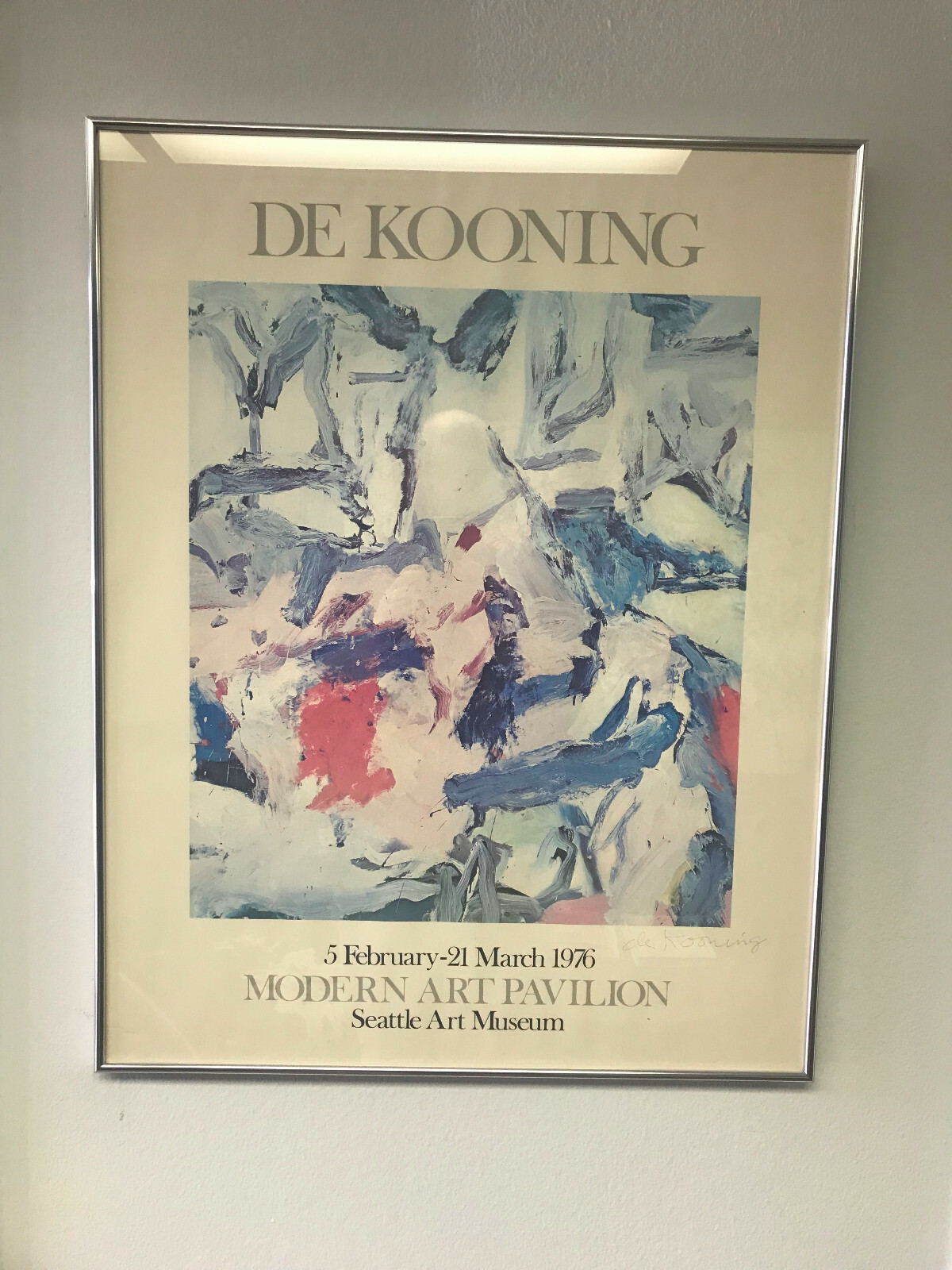 Willem De Kooning 1976 Seattle Art Museum Signed Poster | eBay