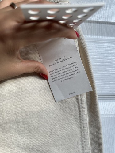 Pre-owned Khaite Mitch Short In Cream In White