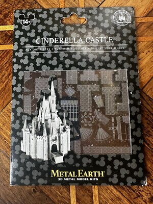 NEW! Disney Parks Cinderella Castle Metal Earth 3D Model Kit