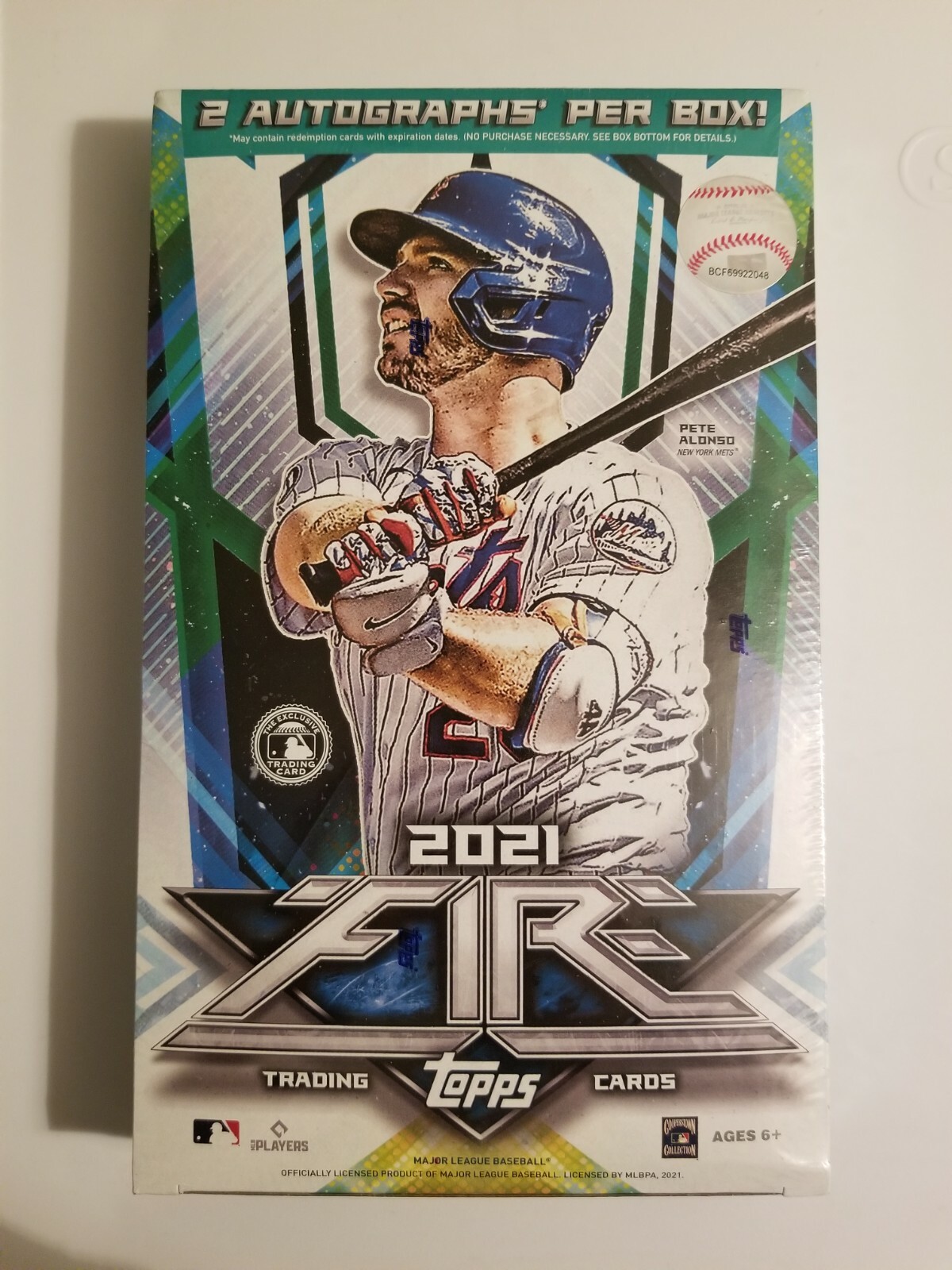 スポーツ選手 2021 Topps Fire Factory SealedBlasterBox 2021 TOPPS FIRE BASEBALL FACTORY SEALED HOBBY BOX, 2 AUTOS