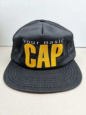 Vintage USA MADE Funny Your Basic Cap Trucker Hat Snapback Dad Cap